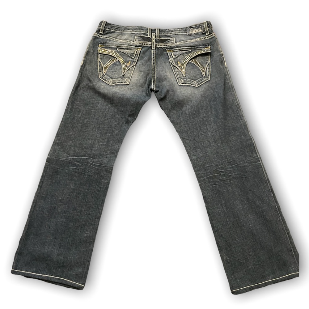 Men’s Studded Rhinestone Robin Jeans